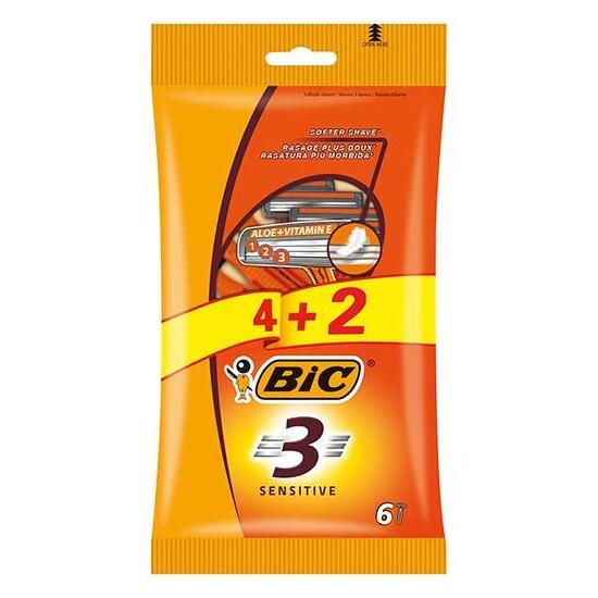 Bic Sensitive Pack De Maquinillas De Afeitar Desechables De