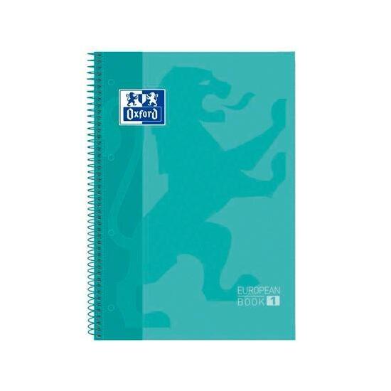 OXFORD CUADERNO EUROPEANBOOK 1 MICROPERFORADO 80 HOJAS 5X5 TAPAS