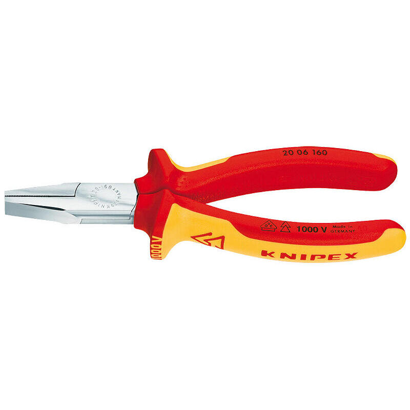 alicates-de-punta-plana-knipex-vde-160-mm