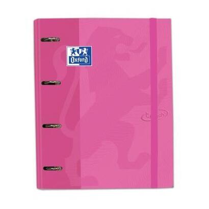oxford-carpeta-de-anillas-touch-4x35-europeanbinder-con-recambio-100-hojas-5x5-a4-rosa-pastel