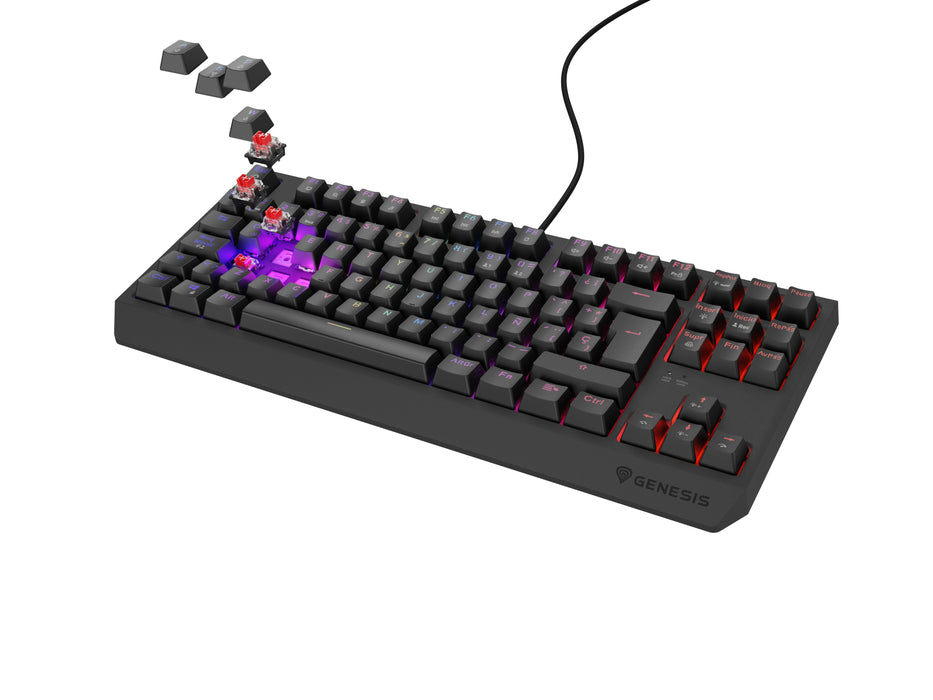EAN 5901969445008 - GENESIS Thor 230 TKL teclado Juego USB QWERTY Español Negro imagen 2