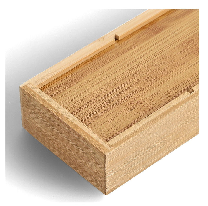 EAN 4003368133355 - Zeller Present 13335 caja de almacenaje Rectangular Bamboo, MDF Natural imagen 3