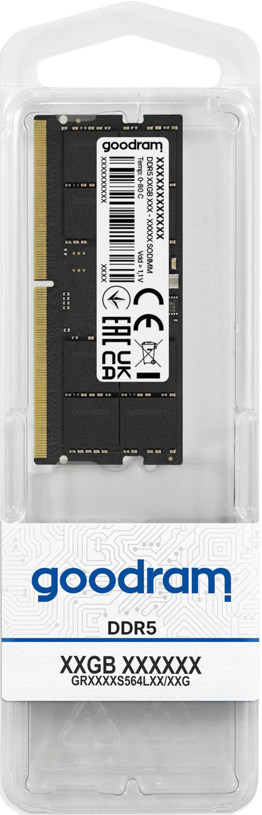 EAN 5908267963081 - Goodram GR4800S564L40S/16G módulo de memoria 16 GB 1 x 16 GB DDR5 262-pin SO-DIMM imagen 1