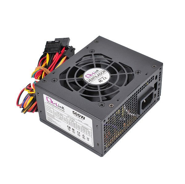 EAN 8436531366735 - L-Link LL-PS-MICRO500-CAB unidad de fuente de alimentación 500 W 20+4 pin ATX ATX Negro imagen 1