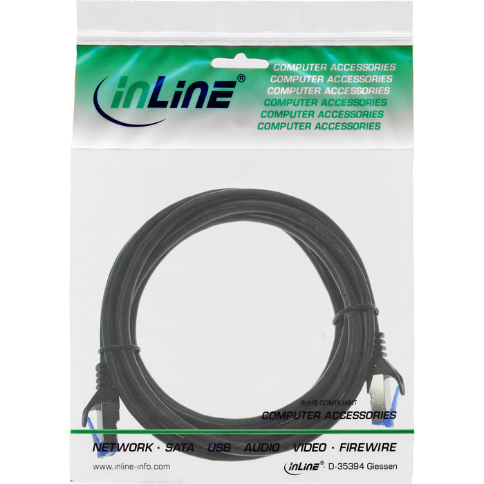 EAN 4043718317653 - InLine 75502S cable de red Negro 2 m Cat6a U/FTP (STP) Alrededor imagen 4