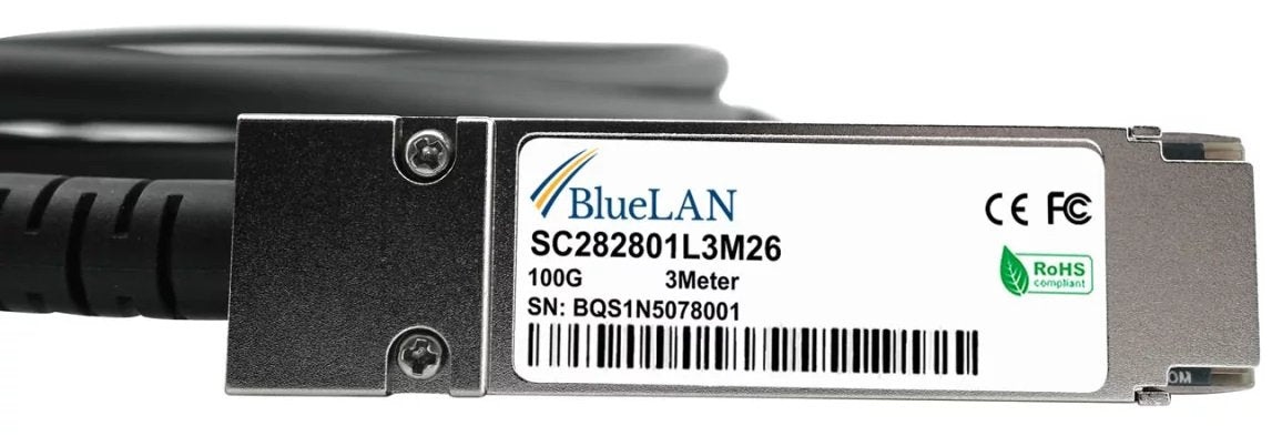 EAN 4063232101200 - BlueOptics QSFP28-DAC-1M-SS Cable de fibra óptica e InfiniBand Negro imagen 3