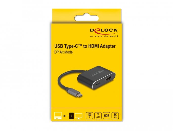 EAN 4043619641994 - DeLOCK 64199 Adaptador gráfico USB 7680 x 4320 Pixeles Negro imagen 3