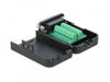 EAN 4043619665686 - DeLOCK 66568 cambiador de género para cable serial Sub-D15 16 pin terminal block Negro imagen 2
