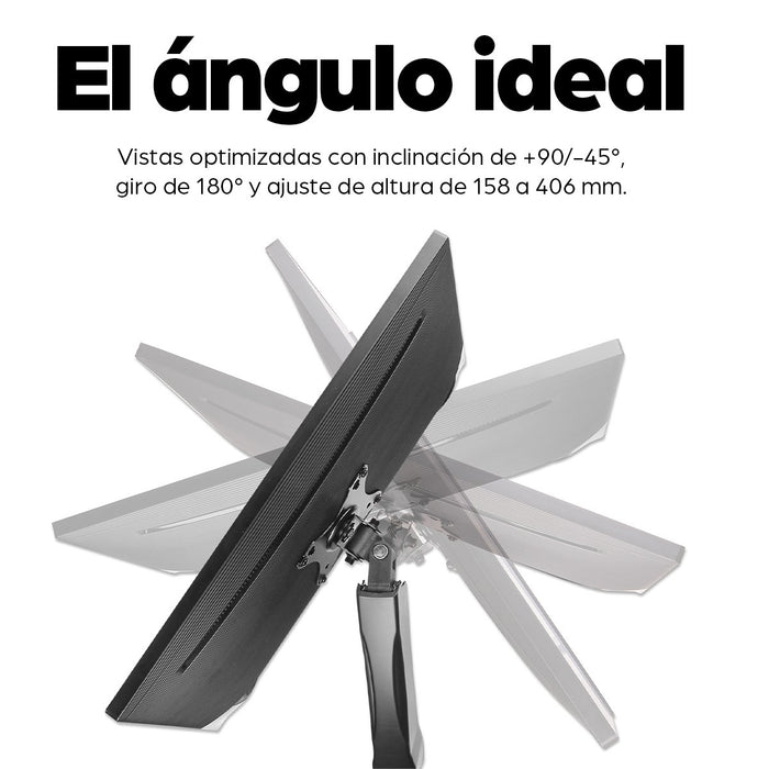 EAN 766623462501 - Manhattan 462501 soporte para monitor 81,3 cm (32") Escritorio Negro imagen 15