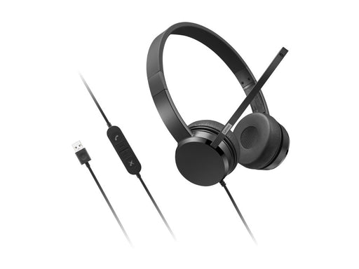 EAN 0195892068099 - Lenovo 4XD1K18260 auricular y casco Auriculares Alámbrico Diadema Música/uso diario USB tipo A Negro imagen 2