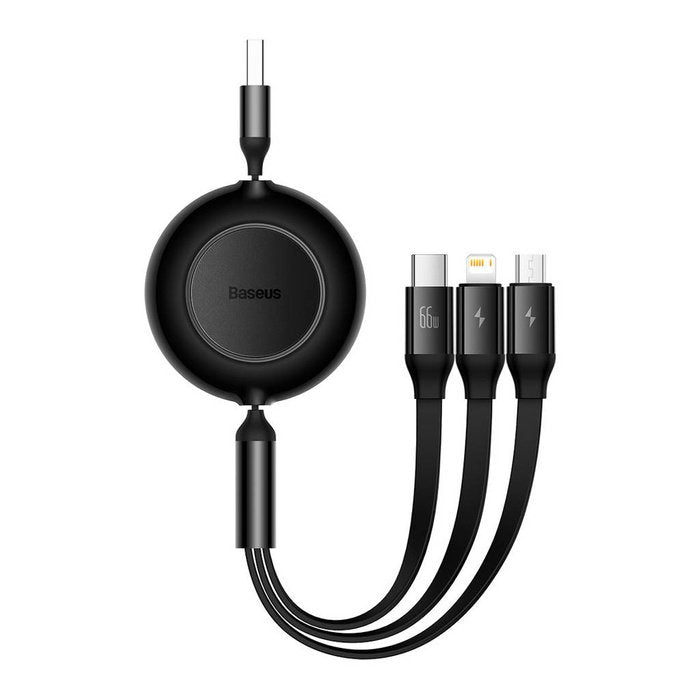 EAN 6932172609092 - Baseus CAMJ010101 cable USB USB 2.0 1,1 m USB A USB C/Micro-USB B/Lightning Negro imagen 2