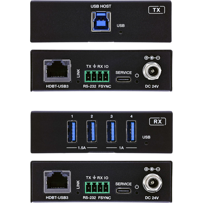 EAN 4043718348770 - InLine 57886D extensor audio/video Negro imagen 3