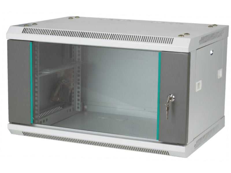 EAN 5901738550735 - Alantec SW-6U-600-450-N-DSJ-OP-RP-B-S armario rack Bastidor de pared Acero inoxidable imagen 1