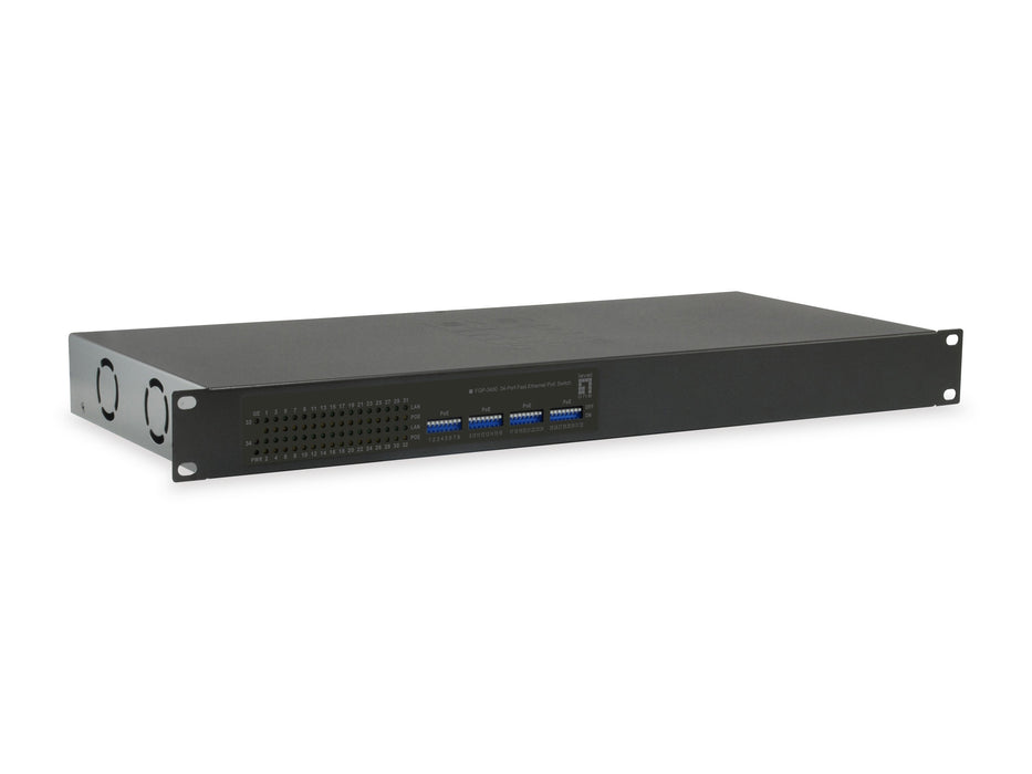 EAN 4015867203248 - LevelOne FGP-3400W250 switch No administrado Fast Ethernet (10/100) Energía sobre Ethernet (PoE) Negro imagen 1