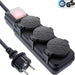 EAN 4043718316533 - InLine 16493Q base múltiple 10 m 3 salidas AC Negro imagen 1