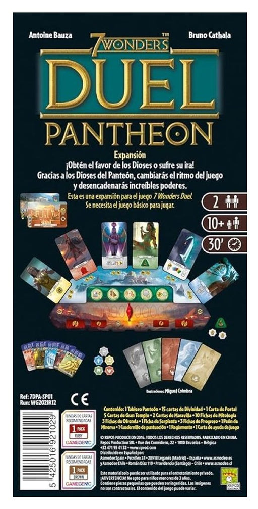 EAN 5425016921029 - Asmodee 7 Wonders : Duel Pantheon 7 Wonders Duel: Pantheon 30 min Juego De Cartas Guerra imagen 2