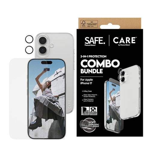EAN 5715685027499 - PanzerGlass SAFE. | CARE™ by ® 3-in-1 Combo Bundle iPhone 17 Protector de pantalla Apple 1 pieza(s) imagen 2
