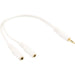 EAN 4043718096213 - InLine 99300G cable de audio 0,1 m 3,5mm 2 x 3.5mm Blanco imagen 1