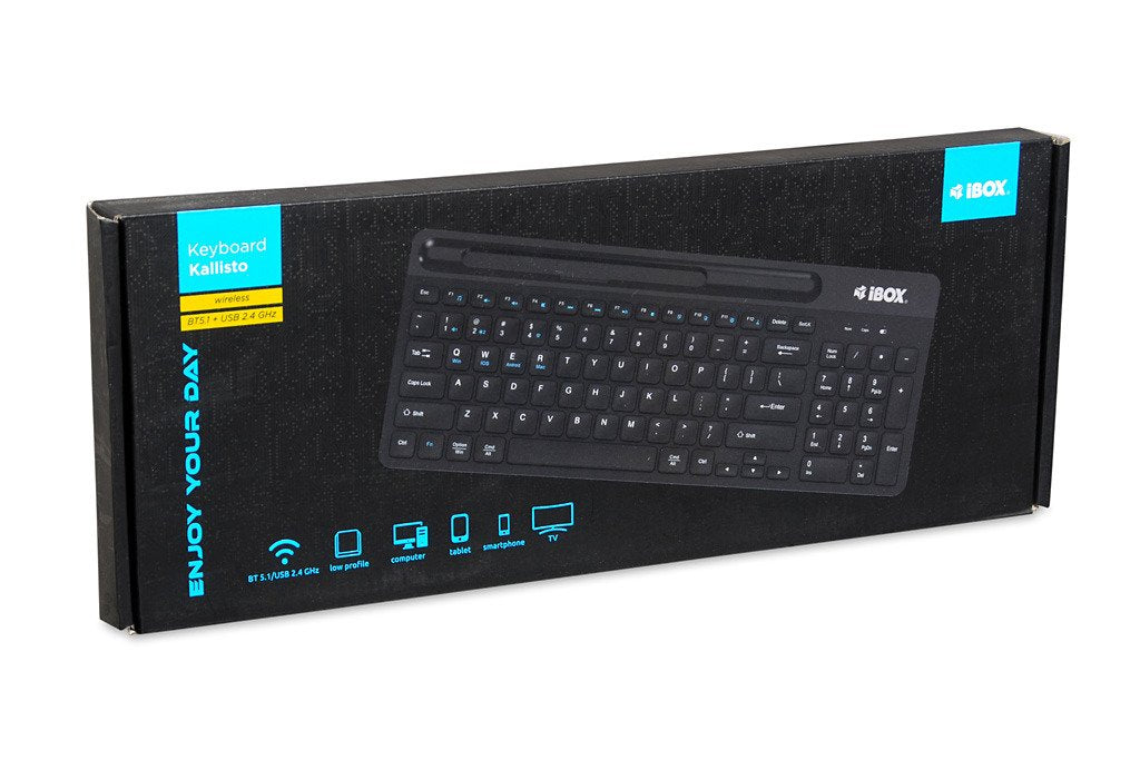 EAN 5903968681265 - iBox IKC3010B teclado Hogar USB QWERTY Negro imagen 6