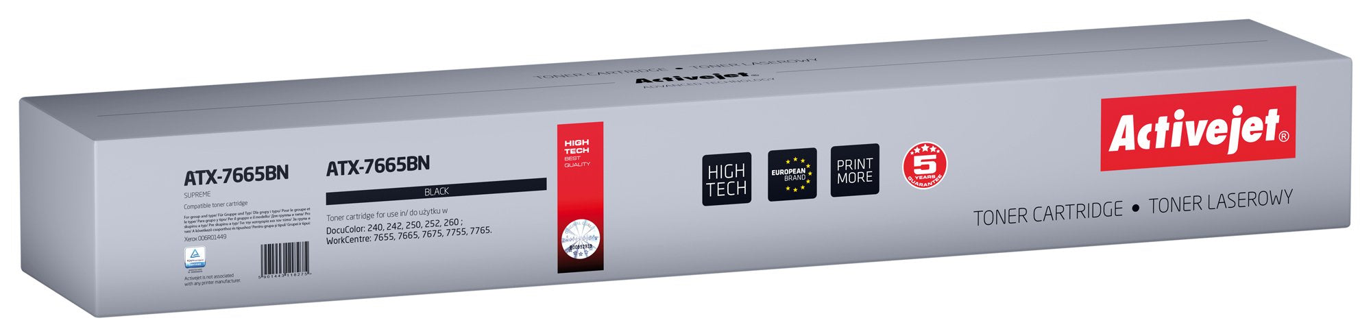 EAN 5901443118275 - Activejet ATX-7665BN cartucho de tóner 1 pieza(s) Compatible imagen 1
