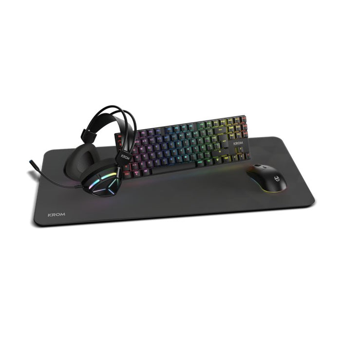 EAN 8436587976537 - Krom Klass teclado Ratón incluido Juego USB QWERTY Inglés imagen 6