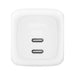 EAN 745883921614 - Belkin WCH020KQ2MWH-B6 cargador de dispositivo móvil Universal Blanco Corriente alterna Carga rápida Inter imagen 2