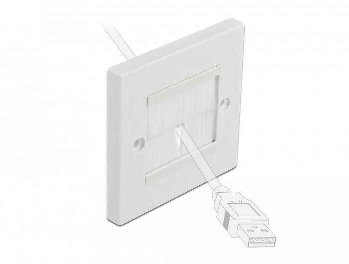 EAN 4043619664955 - DeLOCK 66495 placa de pared y cubierta de interruptor imagen 3