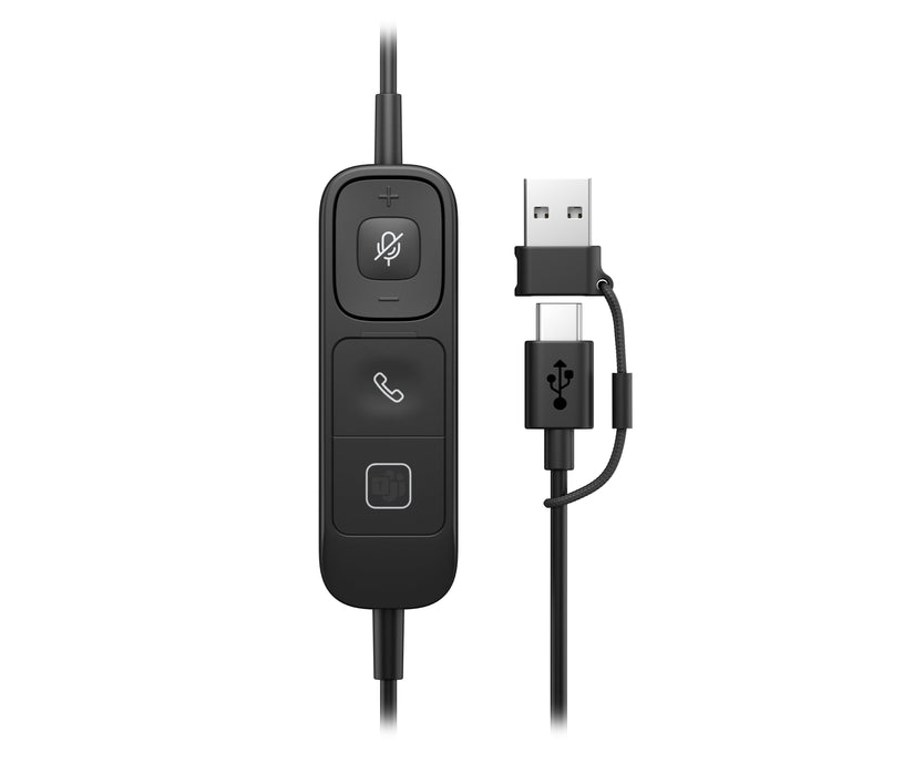 EAN 0199764365569 - HP Poly Mission 415 Monaural USB Wired Headset Classic (Bulk) Negro imagen 17