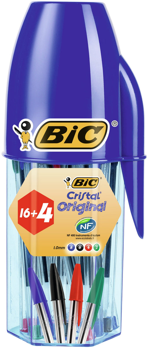 EAN 3086126780160 - BIC 929081 bolígrafo Negro, Azul, Verde, Rojo 20 pieza(s) imagen 1