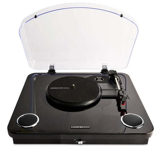 EAN 8432426459438 - Energy Sistem BlackSpin Tocadiscos de tracción por correa Negro, Transparente imagen 2