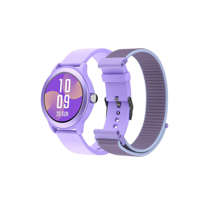 EAN 8436609912543 - SPC Smartee Duo Vivo 3,23 cm (1.27") IPS 42 mm Digital 360 x 360 Pixeles Pantalla táctil Púrpura imagen 2