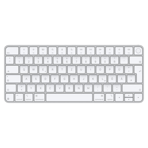 EAN 0195949633607 - Apple Magic teclado Universal USB + Bluetooth QWERTZ Plata, Blanco imagen 1