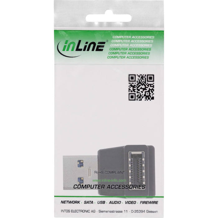 EAN 4043718315147 - InLine 33446M cambiador de género para cable Negro imagen 3