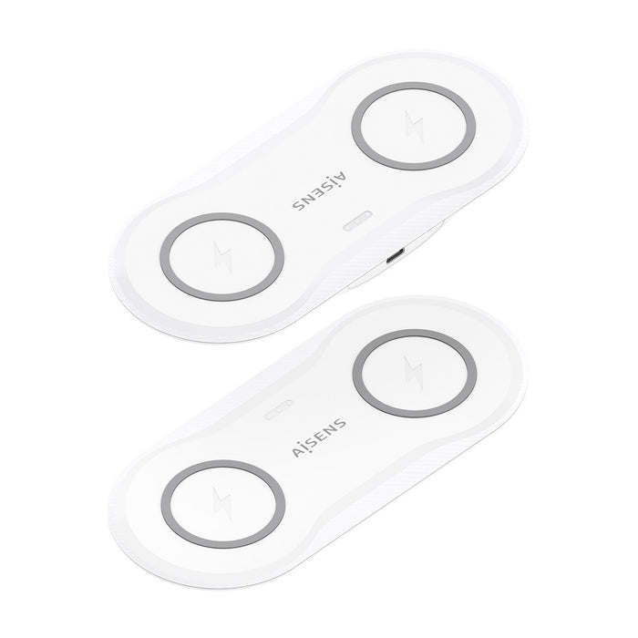 EAN 8435739903469 - AISENS ASCH-15W2WC059-W cargador de dispositivo móvil Auriculares, Smartphone Cargador inalámbrico Interi imagen 4