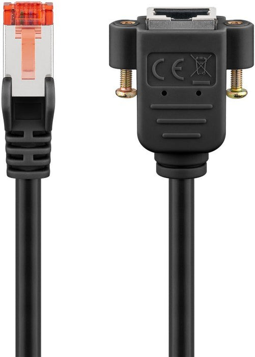 EAN 4040849656385 - Goobay 65638 cable de red Negro 2 m Cat6 S/FTP (S-STP) imagen 1