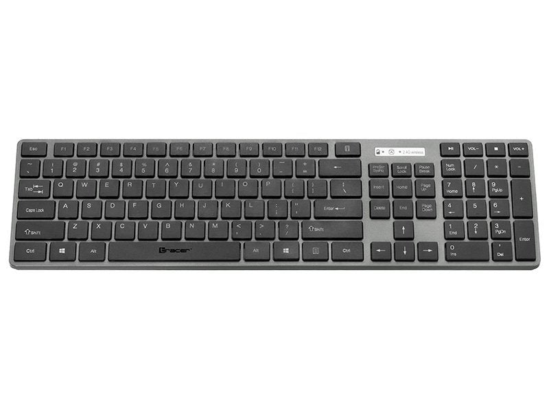 EAN 5907512866122 - Tracer TRAKLA46773 teclado Ratón incluido Oficina RF inalámbrico QWERTY Negro, Gris imagen 3