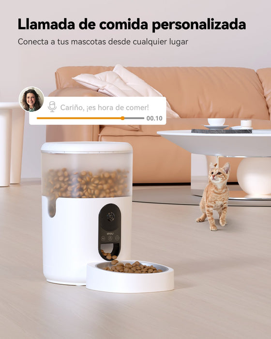 EAN 6976391032576 - Imou PF1 4L comedero y bebedero para perro y gato Acero inoxidable Blanco Comedero automático para mascot imagen 23