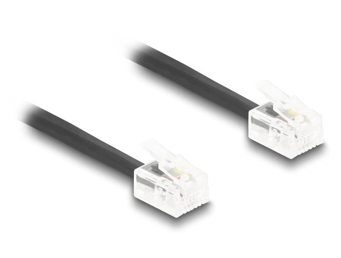 EAN 4043619902248 - DeLOCK 90224 cable telefónico 3 m Negro imagen 1