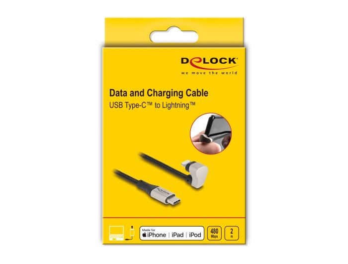 EAN 4043619800261 - DeLOCK 80026 cable de conector Lightning Negro imagen 7