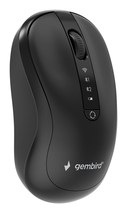 EAN 8716309136938 - Gembird MUSW2-4B-01 ratón Hogar Ambidextro RF Wireless + Bluetooth Óptico 1600 DPI imagen 2