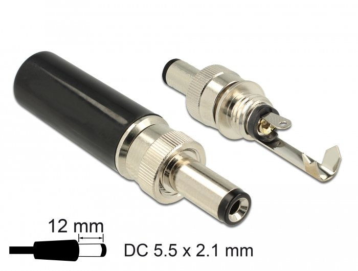 EAN 4043619899159 - DeLOCK 89915 conector DC Negro, Níquel imagen 5