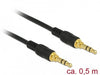 EAN 4043619855452 - DeLOCK 85545 cable de audio 0,5 m 3,5mm Negro imagen 1