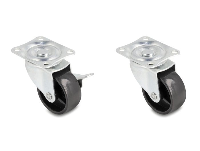 EAN 4043619667536 - DeLOCK 66753 rueda para mobiliario Negro, Acero Acero inoxidable 5 cm 1 pieza(s) imagen 1