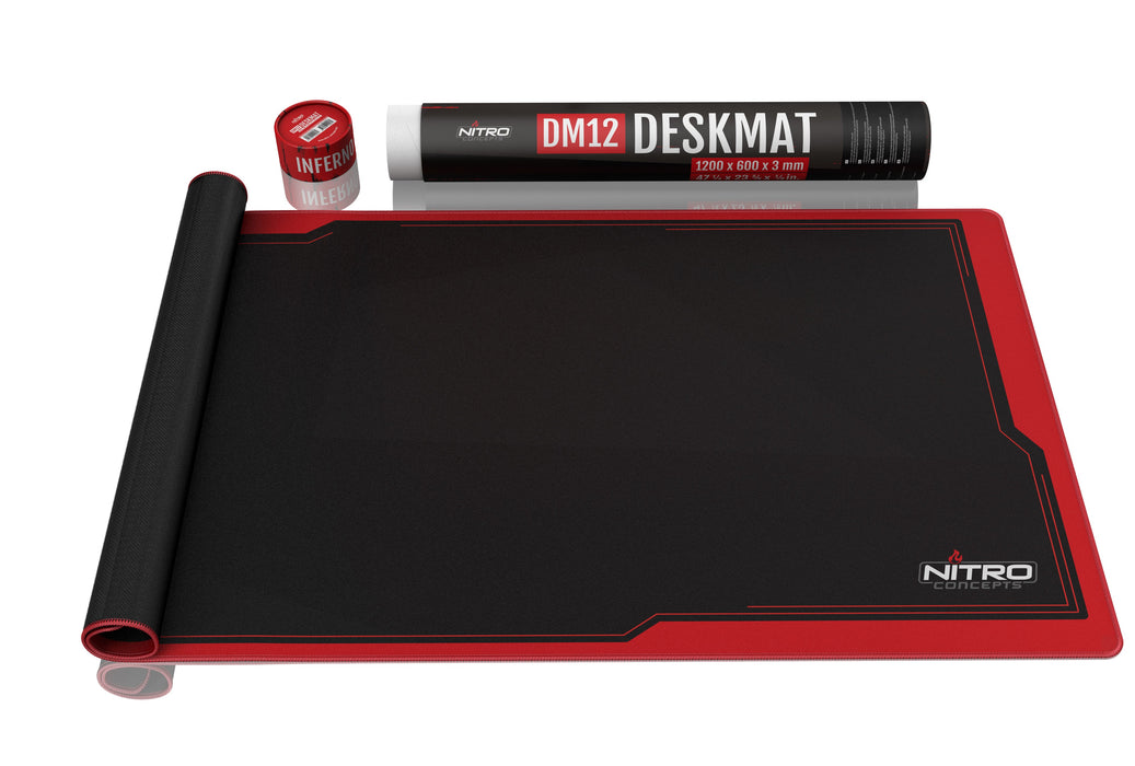 EAN 4251442502584 - Nitro Concepts DM12 Alfombrilla de ratón para juegos Negro, Rojo imagen 2