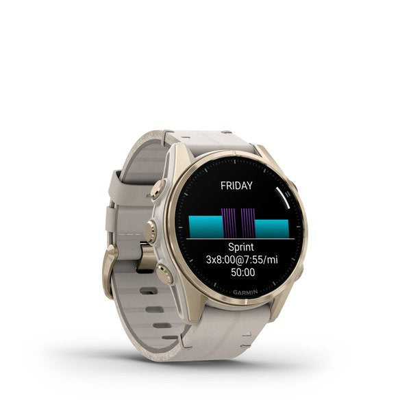 EAN 753759338046 - Garmin Fenix 8 3,3 cm (1.3") AMOLED 43 mm Digital 416 x 416 Pixeles Pantalla táctil Oro Wifi GPS (satélite imagen 4