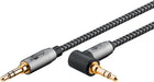 EAN 4040849652837 - Goobay 65283 cable de audio 5 m 3,5mm TRS Negro, Plata imagen 1