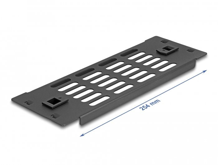 EAN 4043619669868 - DeLOCK 66986 accesorio de bastidor Panel ciego de relleno para rack con ventilación y bisagras (2U) imagen 2
