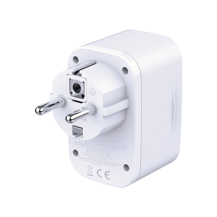 EAN 5903108636254 - 3MK 5903108636254 cargador de dispositivo móvil Universal Blanco Corriente alterna Carga rápida Interior imagen 3