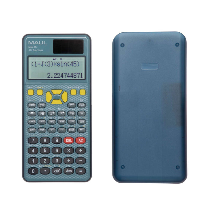 EAN 4002390094719 - MAUL MSC 417 calculadora Bolsillo Calculadora científica Negro, Azul imagen 2