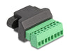 EAN 4043619665891 - DeLOCK 66589 cambiador de género para cable RJ45 8 pin terminal block Negro, Verde imagen 1